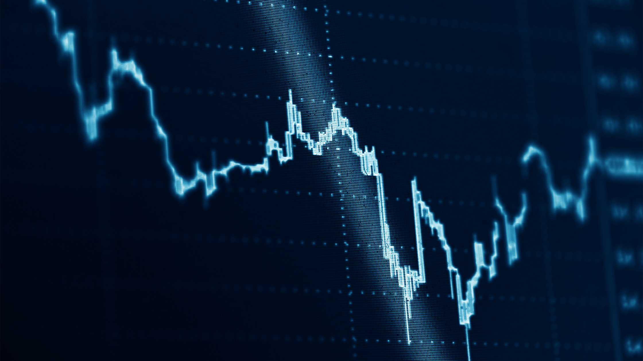 Stock market graph